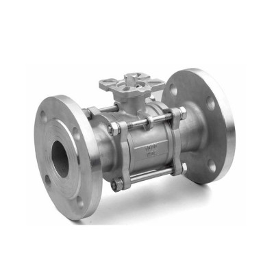 Q41F Valves Stainless Steel 304 Manual Flanged Connectoin 3PC Ball Valve for Industrial Application