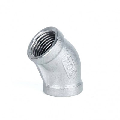 Stainless steel 304 pipe fittings 45 degree elbow