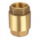 vertical brass spring check valve npt or bsp