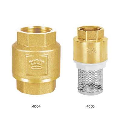 H11W-10/16/25T Thread connection Vertical  Check brass valve (4004 4005)