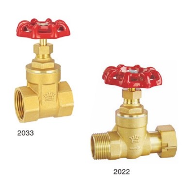 Z15w-10/16/25t Large Diameter Bore Thread Connection Brass Gate Valve (2033,2022)