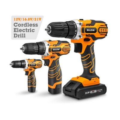 Cordless Drill Wireless Drill Electric Screwdriver Cordless Screwdriver Dc Lithium Battery Power Tools Electric Drill