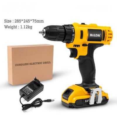 Hot Sell Lithium Electric Drill Electric Hand Drill Electric Screwdriver Tool Set Electric Drill